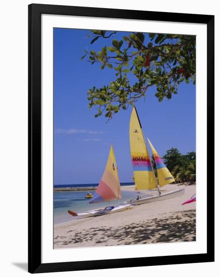 Half Moon Club Beach, Montego Bay, Jamaica, Caribbean, West Indies-Robert Harding-Framed Photographic Print