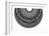 Half-Moon-Mandala-Delyth Angharad-Framed Giclee Print