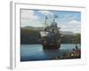 Half Moon on the Hudson-John Zaccheo-Framed Giclee Print