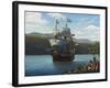 Half Moon on the Hudson-John Zaccheo-Framed Giclee Print