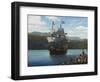 Half Moon on the Hudson-John Zaccheo-Framed Giclee Print