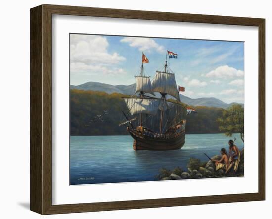 Half Moon on the Hudson-John Zaccheo-Framed Giclee Print