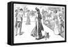 Half Mourning-Charles Dana Gibson-Framed Stretched Canvas