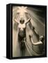 Half Naked Man and Woman During a Performance at the French Music Hall, the Folies Bergere-null-Framed Stretched Canvas