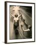 Half Naked Man and Woman During a Performance at the French Music Hall, the Folies Bergere-null-Framed Photographic Print