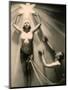 Half Naked Man and Woman During a Performance at the French Music Hall, the Folies Bergere-null-Mounted Photographic Print
