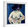 Half-Naked Woman with a Hat, 1911-Ernst Ludwig Kirchner-Framed Giclee Print