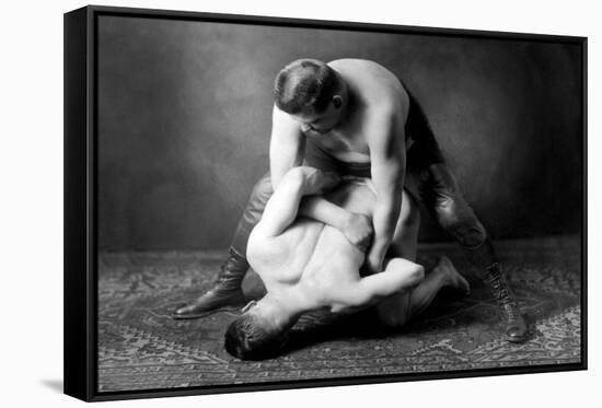 Half Nelson-null-Framed Stretched Canvas