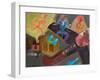 Half of the Sky with Plane-Zhang Yong Xu-Framed Giclee Print
