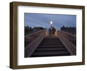 Half Penny Bridge Over Liffey River, Dublin, County Dublin, Republic of Ireland-Sergio Pitamitz-Framed Photographic Print