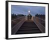 Half Penny Bridge Over Liffey River, Dublin, County Dublin, Republic of Ireland-Sergio Pitamitz-Framed Photographic Print