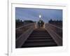 Half Penny Bridge Over Liffey River, Dublin, County Dublin, Republic of Ireland-Sergio Pitamitz-Framed Photographic Print