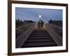 Half Penny Bridge Over Liffey River, Dublin, County Dublin, Republic of Ireland-Sergio Pitamitz-Framed Photographic Print