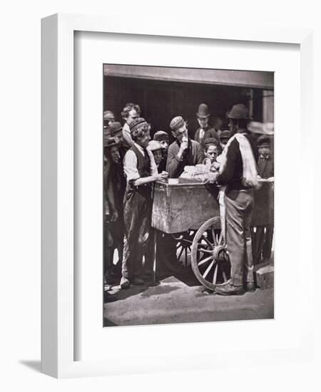 Half Penny Ices, from Street Life in London, 1876-77-John Thomson-Framed Giclee Print