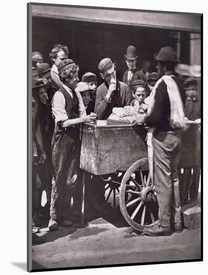 Half Penny Ices, from Street Life in London, 1876-77-John Thomson-Mounted Giclee Print
