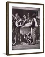 Half Penny Ices, from Street Life in London, 1876-77-John Thomson-Framed Giclee Print