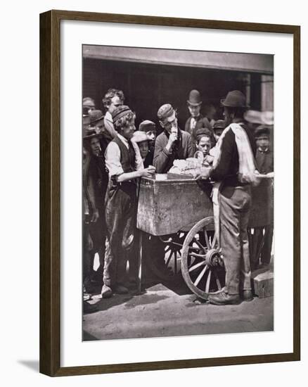 Half Penny Ices, from Street Life in London, 1876-77-John Thomson-Framed Giclee Print