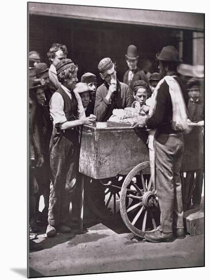 Half Penny Ices, from Street Life in London, 1876-77-John Thomson-Mounted Giclee Print