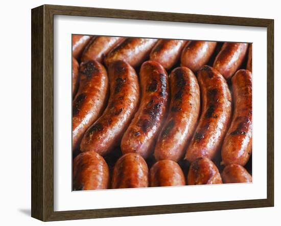Half-Smokes, the Washington DC Style Sausage.-Jon Hicks-Framed Photographic Print