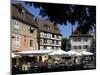 Half Timbered and Painted Buildings and Restaurants, Colmar, Haut Rhin, Alsace, France, Europe-Richardson Peter-Mounted Photographic Print
