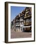 Half Timbered Buildings Along the Quai De La Poissonnerie, Colmar, Haut Rhin, Alsace, France-Richardson Peter-Framed Photographic Print