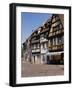 Half Timbered Buildings Along the Quai De La Poissonnerie, Colmar, Haut Rhin, Alsace, France-Richardson Peter-Framed Photographic Print