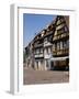 Half Timbered Buildings Along the Quai De La Poissonnerie, Colmar, Haut Rhin, Alsace, France-Richardson Peter-Framed Photographic Print