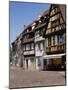 Half Timbered Buildings Along the Quai De La Poissonnerie, Colmar, Haut Rhin, Alsace, France-Richardson Peter-Mounted Photographic Print