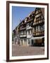 Half Timbered Buildings Along the Quai De La Poissonnerie, Colmar, Haut Rhin, Alsace, France-Richardson Peter-Framed Photographic Print