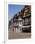 Half Timbered Buildings Along the Quai De La Poissonnerie, Colmar, Haut Rhin, Alsace, France-Richardson Peter-Framed Photographic Print