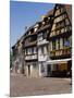 Half Timbered Buildings Along the Quai De La Poissonnerie, Colmar, Haut Rhin, Alsace, France-Richardson Peter-Mounted Photographic Print