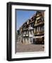 Half Timbered Buildings Along the Quai De La Poissonnerie, Colmar, Haut Rhin, Alsace, France-Richardson Peter-Framed Photographic Print