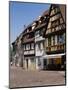 Half Timbered Buildings Along the Quai De La Poissonnerie, Colmar, Haut Rhin, Alsace, France-Richardson Peter-Mounted Photographic Print