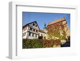 Half-Timbered, Burggut, Parish, Bavaria, Germany, Europe-Klaus Neuner-Framed Photographic Print