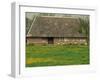 Half Timbered Farm Building Near Pont Audemer, Marais Vernier, Haute Normandie, France-Michael Busselle-Framed Photographic Print