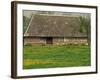 Half Timbered Farm Building Near Pont Audemer, Marais Vernier, Haute Normandie, France-Michael Busselle-Framed Photographic Print