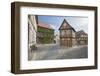 Half-Timbered House 'Am Finkenherd' in the Historical Old Town of Quedlinburg in Saxony-Anhalt-Uwe Steffens-Framed Photographic Print