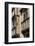 Half-Timbered House Detail, Bayeux, Normandy, France-Walter Bibikow-Framed Photographic Print