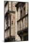 Half-Timbered House Detail, Bayeux, Normandy, France-Walter Bibikow-Mounted Photographic Print