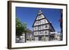Half-Timbered House, Market Place Schwabisch Gmund, Baden Wurttemberg, Germany, Europe-Markus Lange-Framed Photographic Print