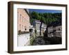 Half-Timbered Houses and River Rur, Monschau, North Rhine-Westphalia, Germany-Gavin Hellier-Framed Photographic Print