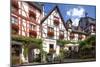 Half-Timbered Houses, City Centre, Beilstein, Moselle River, Rhineland-Palatinate, Germany-Chris Seba-Mounted Premium Photographic Print