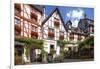 Half-Timbered Houses, City Centre, Beilstein, Moselle River, Rhineland-Palatinate, Germany-Chris Seba-Framed Photographic Print