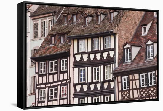 Half-Timbered Houses in La Petite France-Julian Elliott-Framed Stretched Canvas