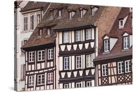 Half-Timbered Houses in La Petite France-Julian Elliott-Stretched Canvas