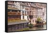 Half-Timbered Houses in La Petite France-Julian Elliott-Framed Stretched Canvas