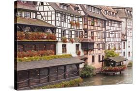 Half-Timbered Houses in La Petite France-Julian Elliott-Stretched Canvas