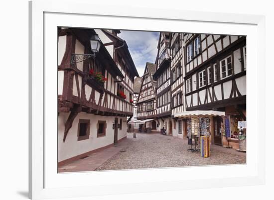 Half Timbered Houses in La Petite France-Julian Elliott-Framed Photographic Print