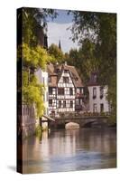 Half Timbered Houses in La Petite France-Julian Elliott-Stretched Canvas