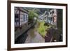 Half-timbered Houses in Monreal on River Elz, Eifel, Rhineland-Palatinate, Germany, Europe-Hans-Peter Merten-Framed Photographic Print